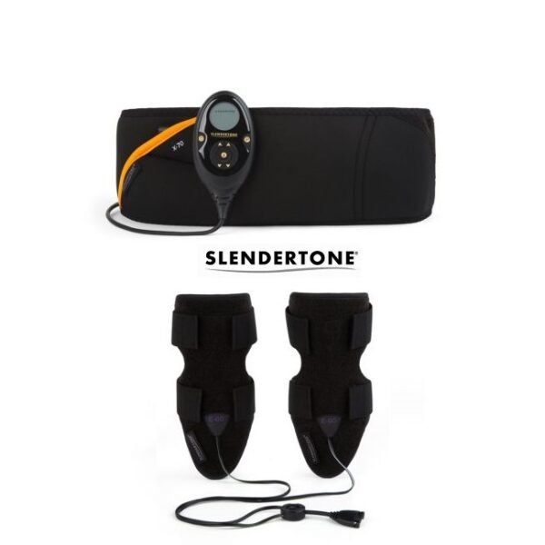 slendertone abs7 unisex toning belt arms toner female bundle
