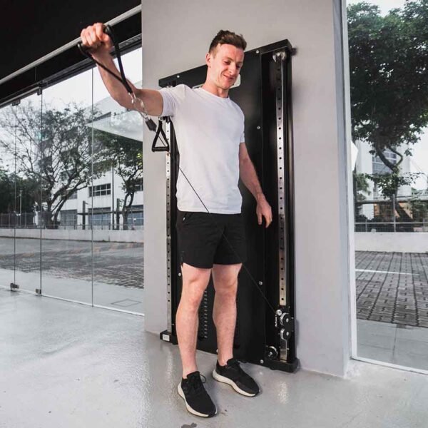 AIBI Gym wall functional trainer wft1.2 lateral raise demo