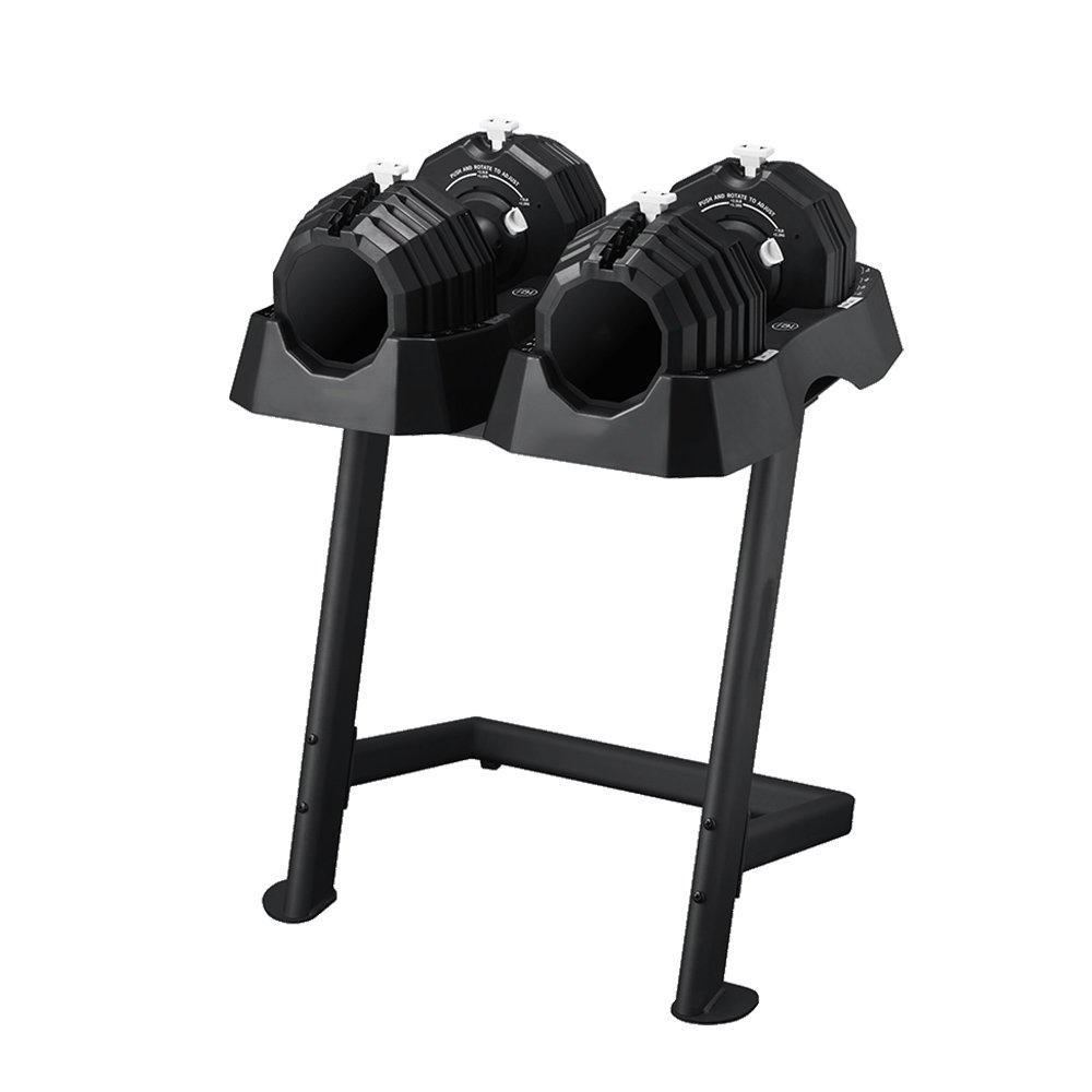 Stand for 55lb dumbbell with Dumbbell